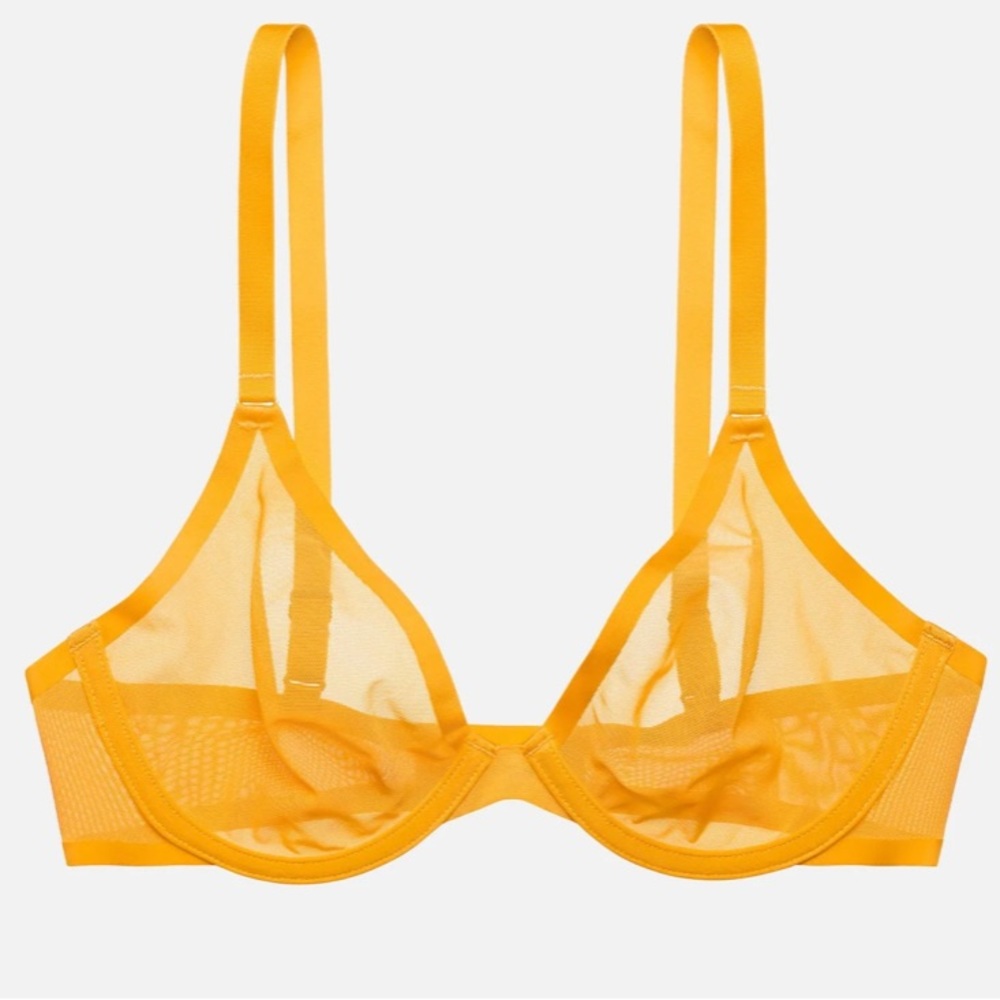 CUUP The Plunge Bra in Marigold SZ 34E